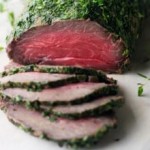 cured beef fillets with herbs