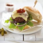 hereford beef burger with cheese